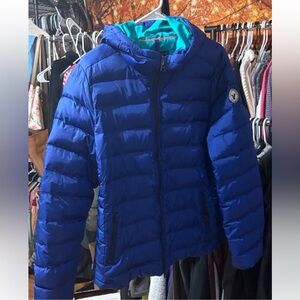 💙 American Eagle | Hooded Blue Puffer Coat | Men’s XXL / TTG